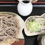 専心庵 - そばセット 最初に配膳される分