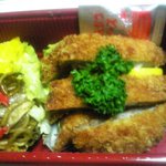 日の丸弁当 - トンカツおかず　2011/8/31ファイナル！！