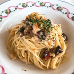 アルポルト 東京ビッグサイト店 - 帆立と海老のラグーソース？