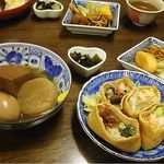 いなり家こんこん - おでん定食・いなり付￥700