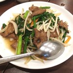 祖師酒家 台湾小皿料理 - ニラレバ炒め（899円）