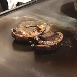 六本木うかい亭 - デッカい分厚いアワビ‼︎