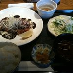 h Genkiya - マグロかつステーキ膳