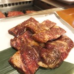 桔梗苑 - 『和牛上ハラミ　タレ』￥１,430円　ご飯が欲しくなる美味しさ。とても柔らかく１切れが大きいので満足感は大きかったです。