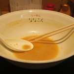 ななふく - みそラーメン大盛 完食