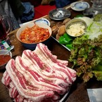 もつ焼 あぶさん - サムギョプサル