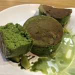 喫茶処のほほん茶屋 - もちふわ抹茶パンケーキ