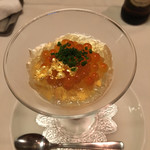 ラ・ベットラ・ダ・オチアイ ナゴヤ - カリフラワーのムースのアップ