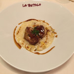ラ・ベットラ・ダ・オチアイ ナゴヤ - 栗のリゾット、マルサラソース