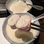 串揚三昧 幸華 - バッター液を浸け