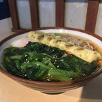 そばの神田東一屋 - 朝そば 大盛り1.5玉＋ちくわ天！