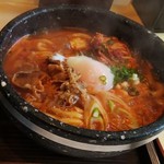 赤ぶに(旨辛チゲうどん）※角度をかえて(2018.10.03)