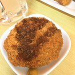 181007日　東京　酒・立ち飲み 喜多屋　メンチカツ