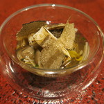 eclat - 30年9月　カマス炙り、茸　トリュフ掛け