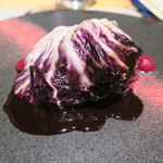 eclat - 30年9月　富山鹿肉　赤キャベツ巻き、赤ワインとカシスソース