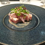 リストランテ カノフィーロ - 軽く炙ったブリ　バーニャフレッダソース