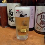 やきとり 正や - 生ビール