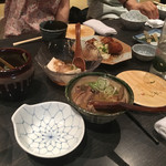 もつ福 浜松町店 - もつ鍋の前にいろいろ頼みました