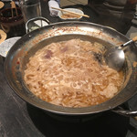 もつ福 浜松町店 - 最後はチャンポン
                                次回はご飯で雑炊もしてみたい