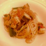 ラ・テンダ・ロッサ - 穴子と夏野菜のスパゲッティー