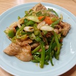 喜楽 - 肉ピーマン炒め