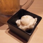 Koshitsu Izakaya Igokochi - お通し（ポテトサラダ）