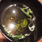 香川 一福 - カレーうどんに別添された出汁割り。
      素晴らしく旨い。