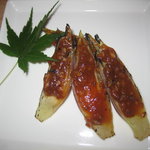 蕎麦 魯庵 - ミョウガの味噌焼き