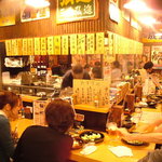 Hakuri tabai hambee - カウンターが楽しいお店。
