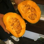 薬膳・漢方茶カフェCha cafe wa - カボチャのポタージュを作ります