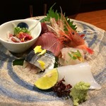 和彩弥 嶋川 - H.30.10.2.昼 造り盛り合わせ( 5種)