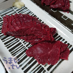 「馬刺し　特選」1640円