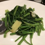 施記 - 空芯菜炒め