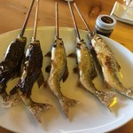 杉ケ瀬ヤナ - 一番右が大です