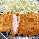 Tonkatsu Shinjuku Saboten - 特製やわらかヒレかつ¥1000(税込)…断面