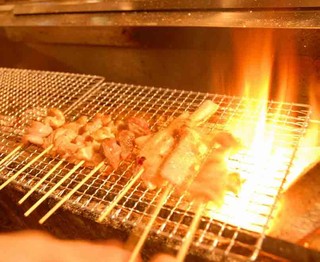 Hakuri tabai hambee - 本格炭火焼き。