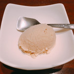 炭火焼肉 ふちおか - ほうじ茶シャーベット