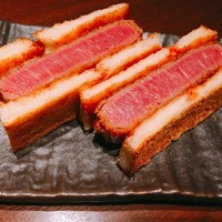 炭火焼肉 ふちおか - カツサンド