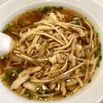 四川亭 - 搾菜肉糸湯麺1350円