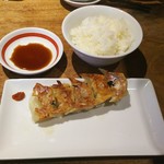 博多 一風堂 - ランチAセット (博多ひと口餃子ハーフ、白ご飯)