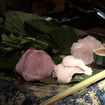 大どころ - 天然鯛、対馬の穴子、あらのしゃぶしゃぶ・・これだけでも他店ではかなり高そうな豪華コラボ。