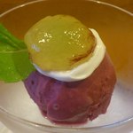 トマト - デザートのアップ。