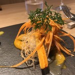 RISTORANTE IL NODO - 前菜：小鯛と人参