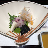 京懐石 美濃吉 そごう千葉店 - 1 甘鯛昆布締め 2 お造り４種