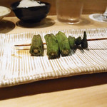 鳥しき - オクラ