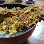 大和家 - 天丼のアップ