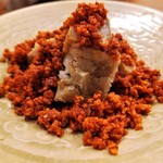 月泉 - 前菜　徳島産海老芋と唐辛子