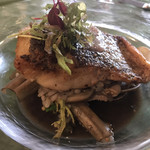 zoe's - 山口産黒ダイのロースト・スルメイカのリゾット仕立て