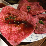 焼肉ぽんがLA - リブ芯、シンシン、イチボ