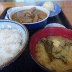 永井食堂 - （2018/7月）「もつ煮定食」